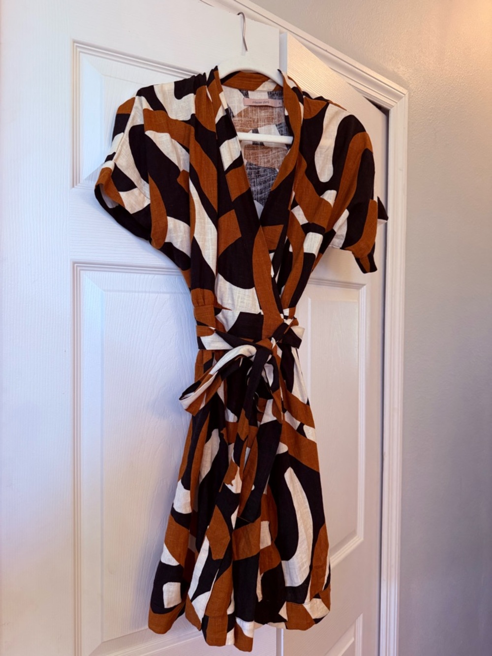 Mister Zimi mini wrap dress linen - Picture 4 of 6